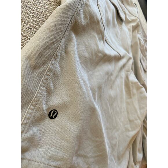 LULULEMON Shorts Performance Chino Beige Tan Men's POSIBLE XL - Picture 4 of 5